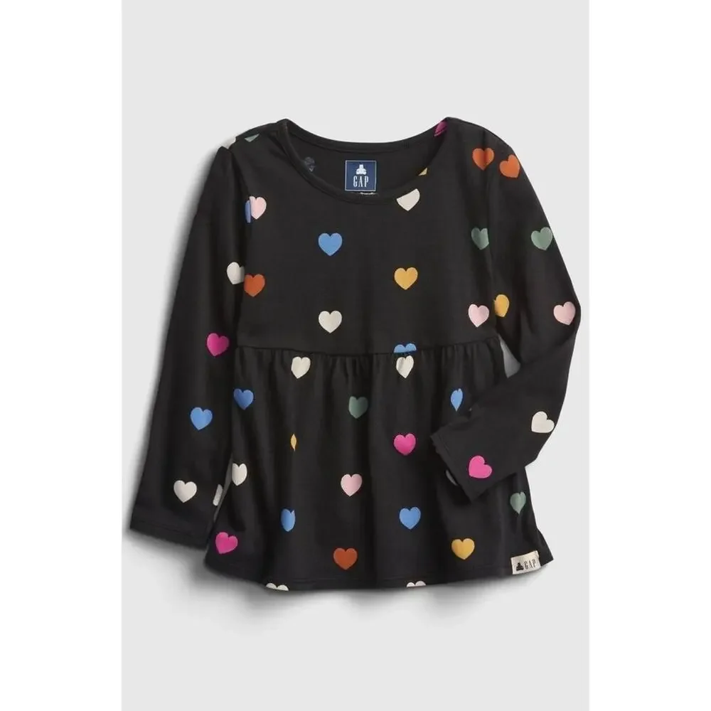 Gap Girls heart tunic top - 5 years